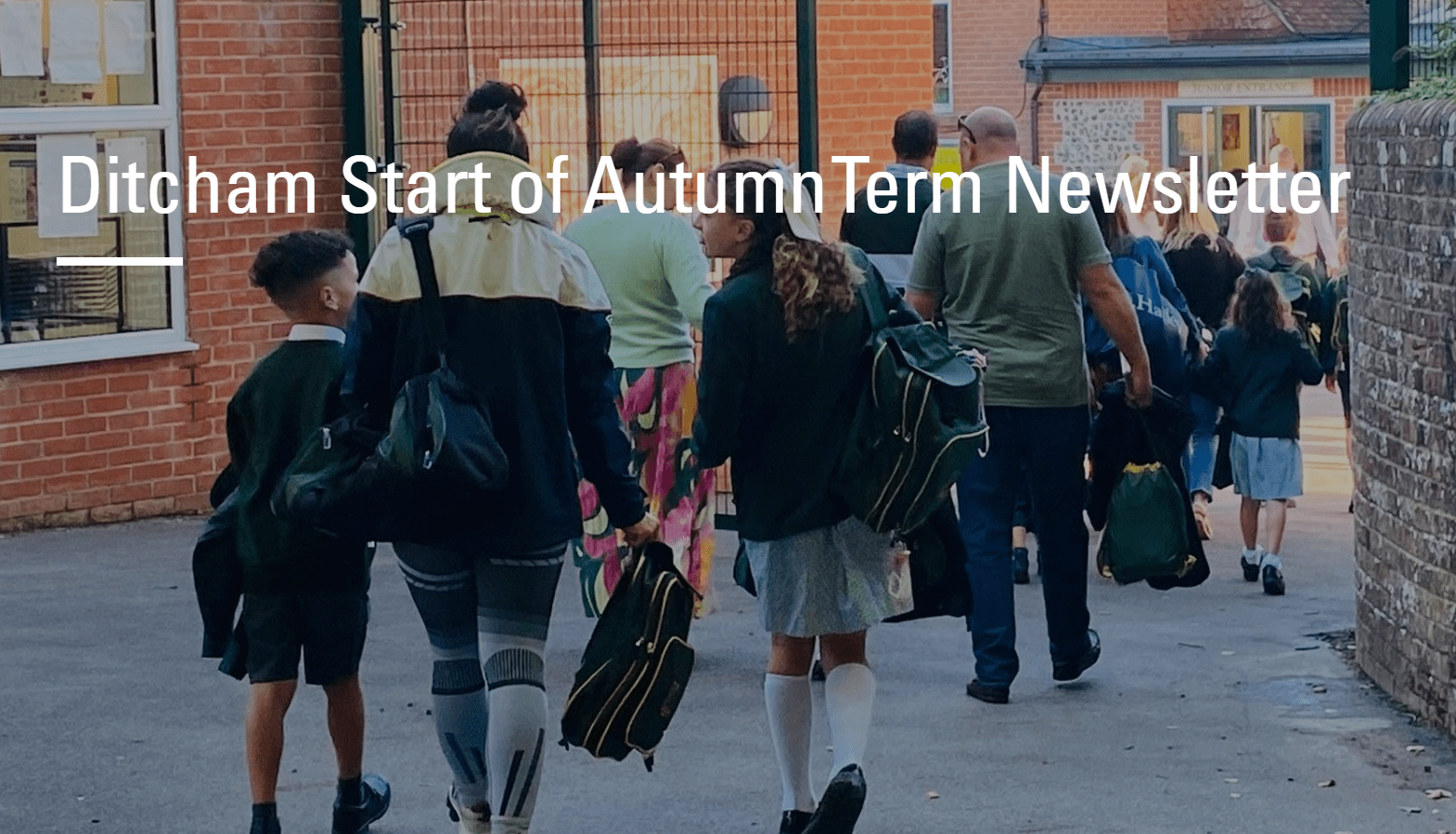 Start of Autumn Term Newsletter