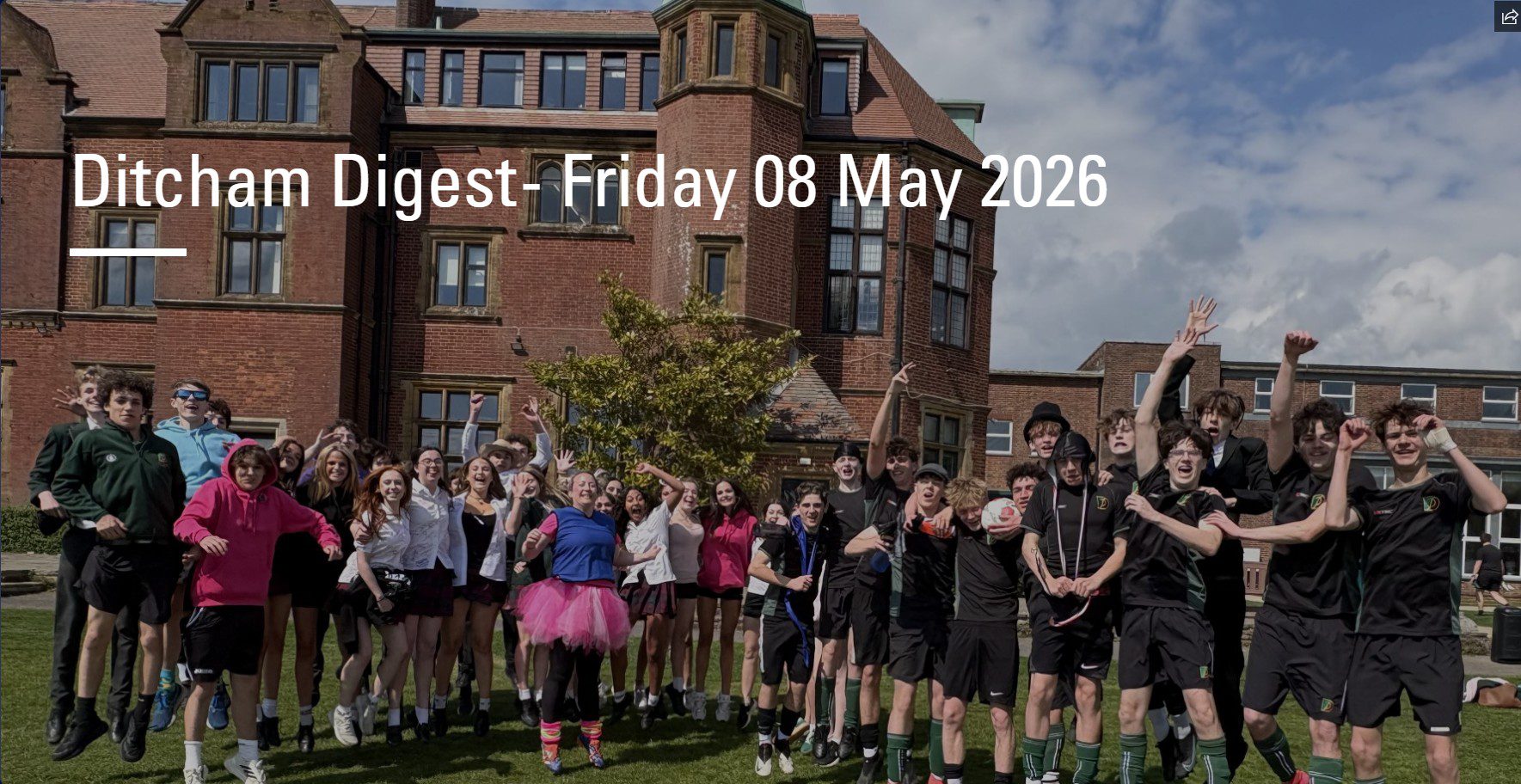 newsletter leavers 2026
